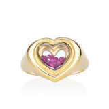 Afeto Signet Ring Ruby Ring - Moritz Glik rubies Ruby Neue