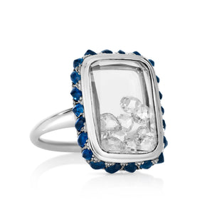 Antique Ring Blue Rings - Moritz Glik Ready to Ship sapphires diamonds