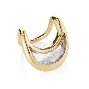Artemis Ring 'Melted' Ring - Moritz Glik diamonds