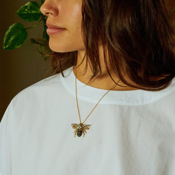 Bumble Bee Brooch, Ring and Necklace product_description_first_two_sentences - shop_name