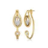 Cascavel Open Earrings Earrings - Moritz Glik diamonds