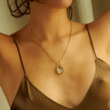 Cascavel Oval Necklace Necklaces - Moritz Glik diamonds