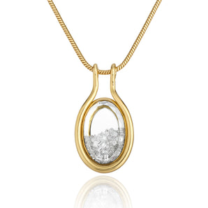 Cascavel Oval Necklace Necklaces - Moritz Glik diamonds