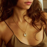 Cascavel Oval Necklace Necklaces - Moritz Glik diamonds