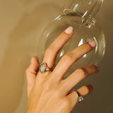 Cascavel Oval Ring Petite Ring - Moritz Glik diamonds