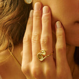Clave Ring Petite Yellow Rings - Moritz Glik diamonds