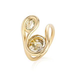 Clave Ring Petite Yellow Rings - Moritz Glik diamonds