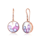 Core 15 Pink & Purple Earrings Earrings - Moritz Glik rubies Ready to Ship
