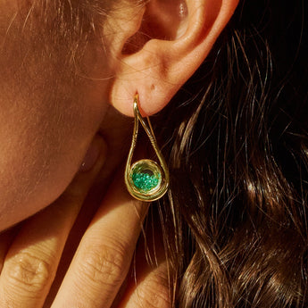 Garoa Drop Earrings Emerald product_description_first_two_sentences - shop_name