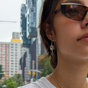 Elo 40 Hoop Earrings Earrings - Moritz Glik Elos Ready to Ship diamonds