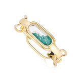 Elo Shaker Bangle Lite Emerald Bracelets - Moritz Glik emeralds Ready to Ship Elos