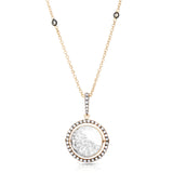 Halo 15 Shaker Necklace Necklaces - Moritz Glik Ready to Ship diamonds