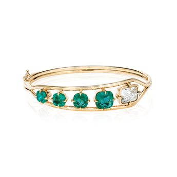 Ita Bangle Bracelets - Moritz Glik diamonds emeralds Collector's Edition