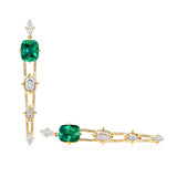 Ita Earrings Earrings - Moritz Glik diamonds emeralds Collector's Edition