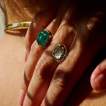 Ita Ring Rings - Moritz Glik diamonds emeralds Collector's Edition