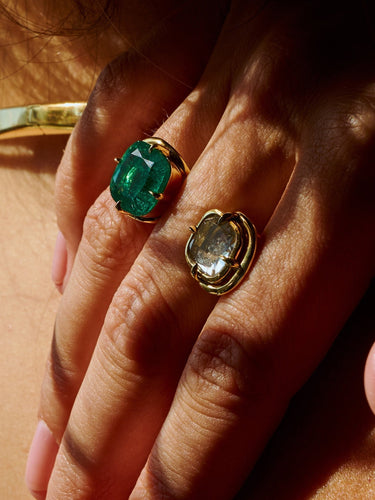 Ita Ring Rings - Moritz Glik diamonds emeralds Collector's Edition