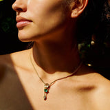 Ita Y Necklace Necklaces - Moritz Glik diamonds emeralds Collector's Edition