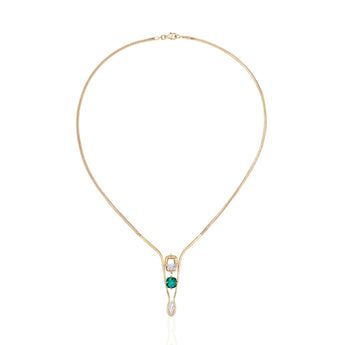 Ita Y Necklace Necklaces - Moritz Glik diamonds emeralds Collector's Edition