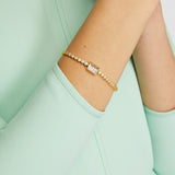 Meia Onda Tennis Bracelet - Cushion Bracelets - Moritz Glik diamonds