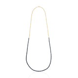 Men's Black Diamond Bead Necklace Men's - Moritz Glik Elos excluded black diamond