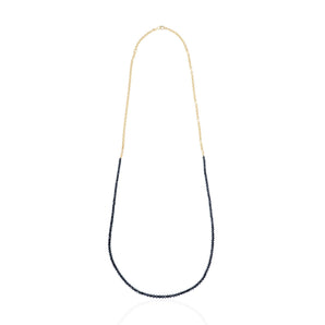 Men's Black Diamond Bead Necklace Men's - Moritz Glik Elos excluded black diamond