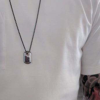 Men's Dog Tag Large Men's - Moritz Glik Elos excluded black diamond