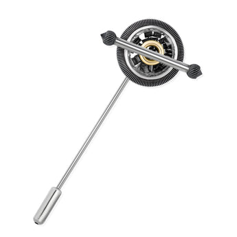 Men's Roda Brooch - Moritz Glik Ready to Ship black diamond