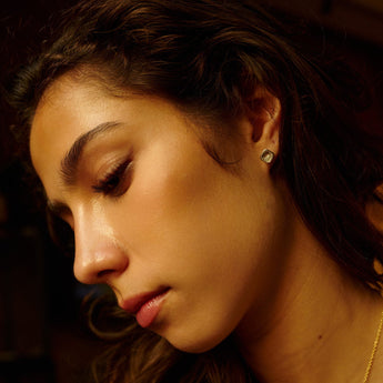 Neue Cushion Stud Earrings Earrings - Moritz Glik Ready to Ship diamonds