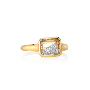 Neue Step - Cut Ring Petite Rings - Moritz Glik Ready to Ship diamonds