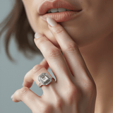 Portrait Diamond Shaker Ring Ring - Moritz Glik Ready to Ship diamonds