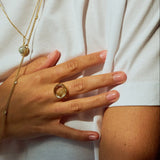 Core 16 Ring Yellow Rose-Cut product_description_first_two_sentences - shop_name