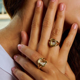 Cascavel Heart-ish Ring Petite product_description_first_two_sentences - shop_name