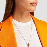 Roda 15 Necklace Emerald Necklaces - Moritz Glik Ready to Ship emeralds