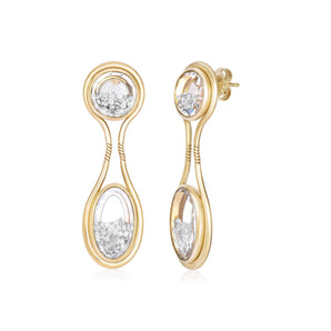 Sereno Drop Earrings Earrings - Moritz Glik diamonds Ready to Ship Cascavel