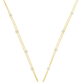 The Big Boy Necklace Yellow Necklaces - Moritz Glik Yellow Rose Cut diamonds