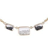 Triple Ten Fourteen Necklace Necklace - Moritz Glik diamonds Ready to Ship black diamond