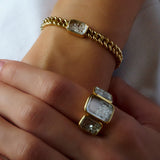 Unido Cushion Bracelet Max Bracelets - Moritz Glik Ready to Ship diamonds