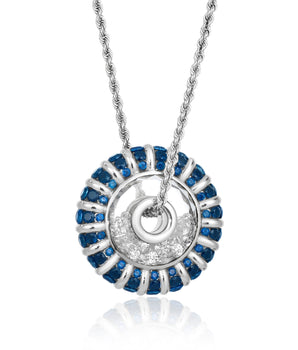 Vortice 12 Necklace Blue Necklace - Moritz Glik sapphires diamonds