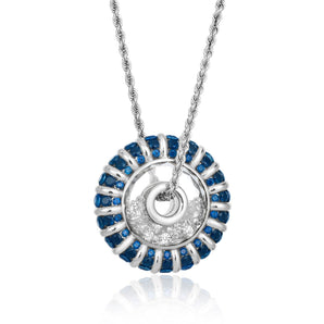 Vortice 12 Necklace Blue Necklace - Moritz Glik sapphires diamonds