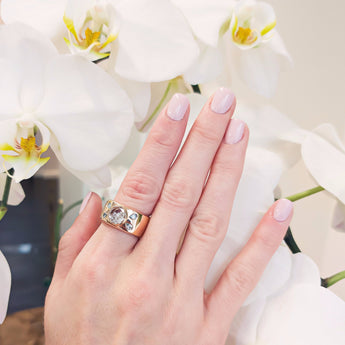 Adorno Cigar Band Rings - Moritz Glik diamonds Elos Cigar Band