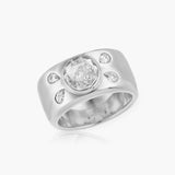 Adorno Cigar Band Rings - Moritz Glik Ready to Ship diamonds