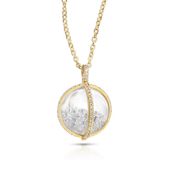 Globe 15 Shaker Pendant Necklaces - Moritz Glik diamonds Core