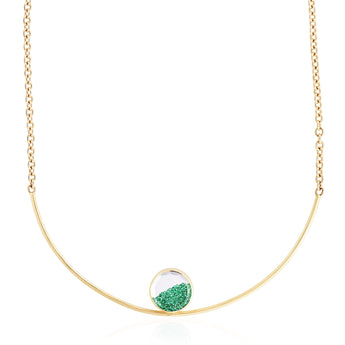 Bambole 18 Emerald Necklace Necklaces - Moritz Glik emeralds Circo