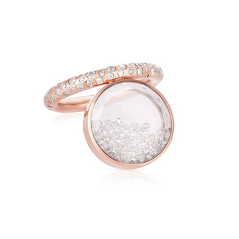 Bambole Pave Ring Rings - Moritz Glik diamonds Circo