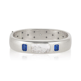 Brado Bangle Blue Bracelets - Moritz Glik Elos fall edit diamonds