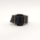 Buckle Diamond and Leather Ring Rings - Moritz Glik Leather diamonds