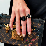 Buckle Diamond and Leather Ring Rings - Moritz Glik Leather diamonds