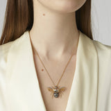 Bumble Bee Brooch and Pendant Necklaces - Moritz Glik Creatures diamonds Brooch
