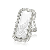 Cocktail Shaker Ring Rings - Moritz Glik Core diamonds Cocktail Ring