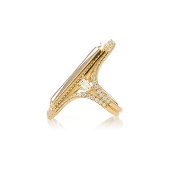 Cocktail Shaker Ring Rings - Moritz Glik Core diamonds Cocktail Ring